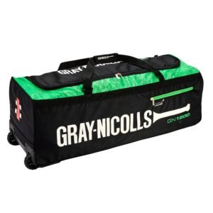 Gray Nicolls GN 1200 Cricket Wheelie Bag Black/Green