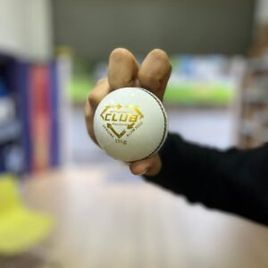 GA Club (4-Piece) 156g grams Cricket Ball (White or Red)