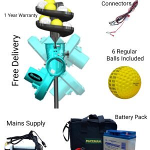 Paceman 195 Shift Cricket Bowling Machine Bundle
