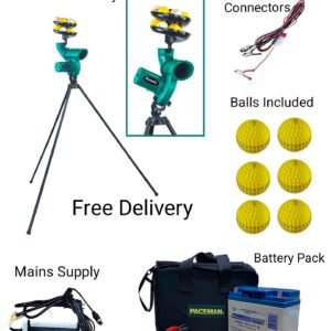 Paceman 176 XT Cricket Bowling Machine Bundle