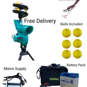 Paceman 195XT Cricket Bowling Machine Bundle